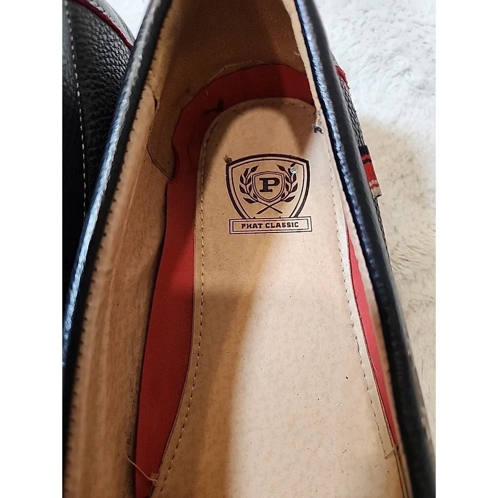 PHAT Farm Comfort Tech Black Driving Loafers Mens Shoes Size US 12 M